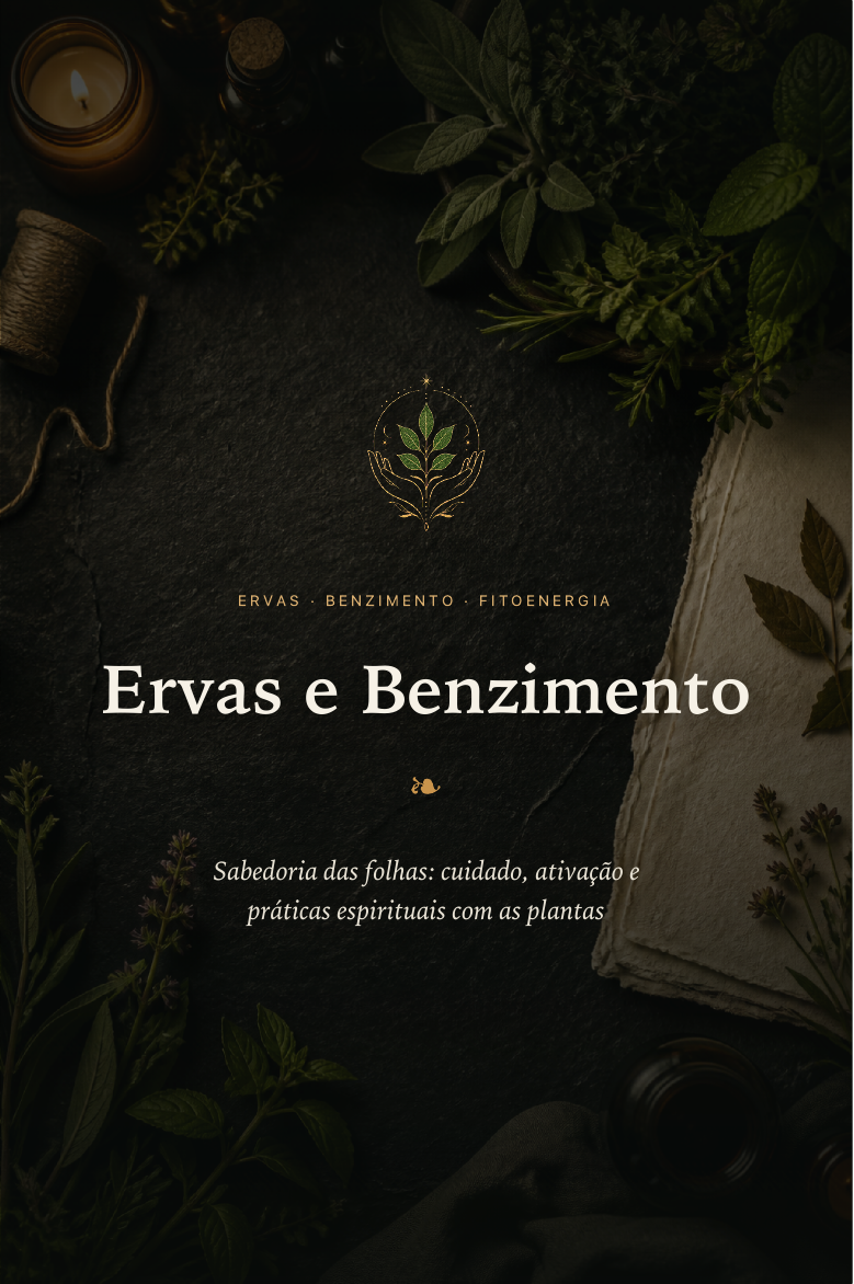 Capa do livro Ervas e Benzimento
